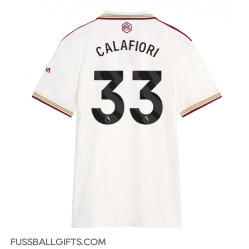 Arsenal Riccardo Calafiori #33 Fußballbekleidung 3rd trikot Damen 2025-26 Kurzarm